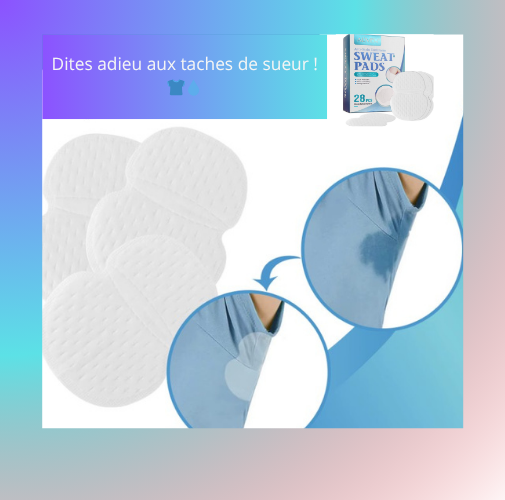 ALIVER™ Pads Anti-Transpiration Jetables